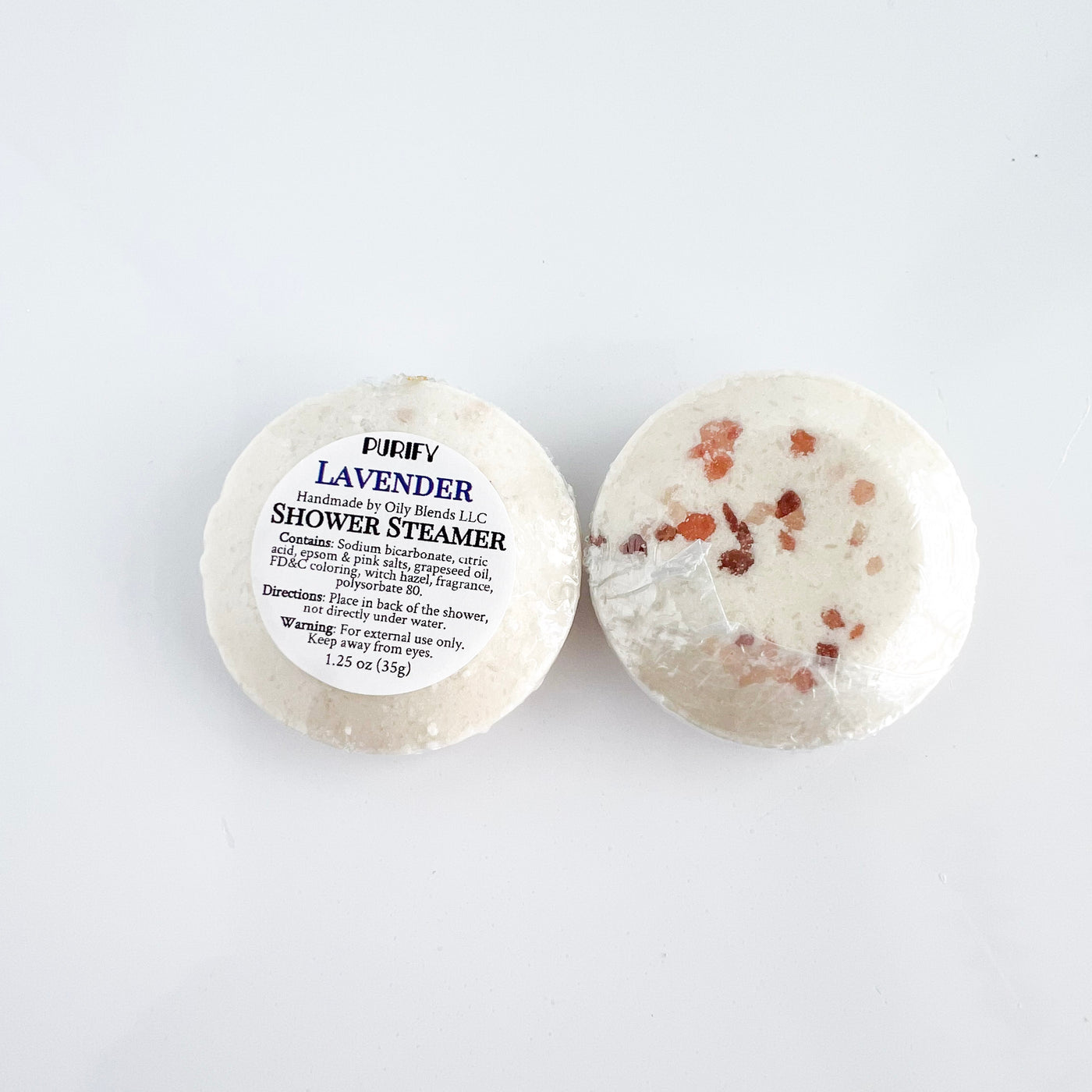 Eucalyptus Essential Oil Shower Steamers with Himalayan Salt