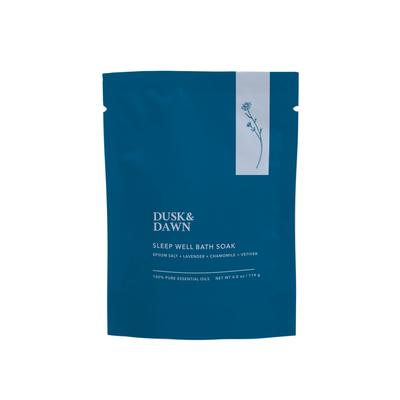 Sleep Well Bath Soak - Epsom Salt + Lavender Salt Pouch