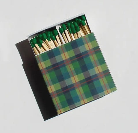 Green Flannel Matchbox, Small