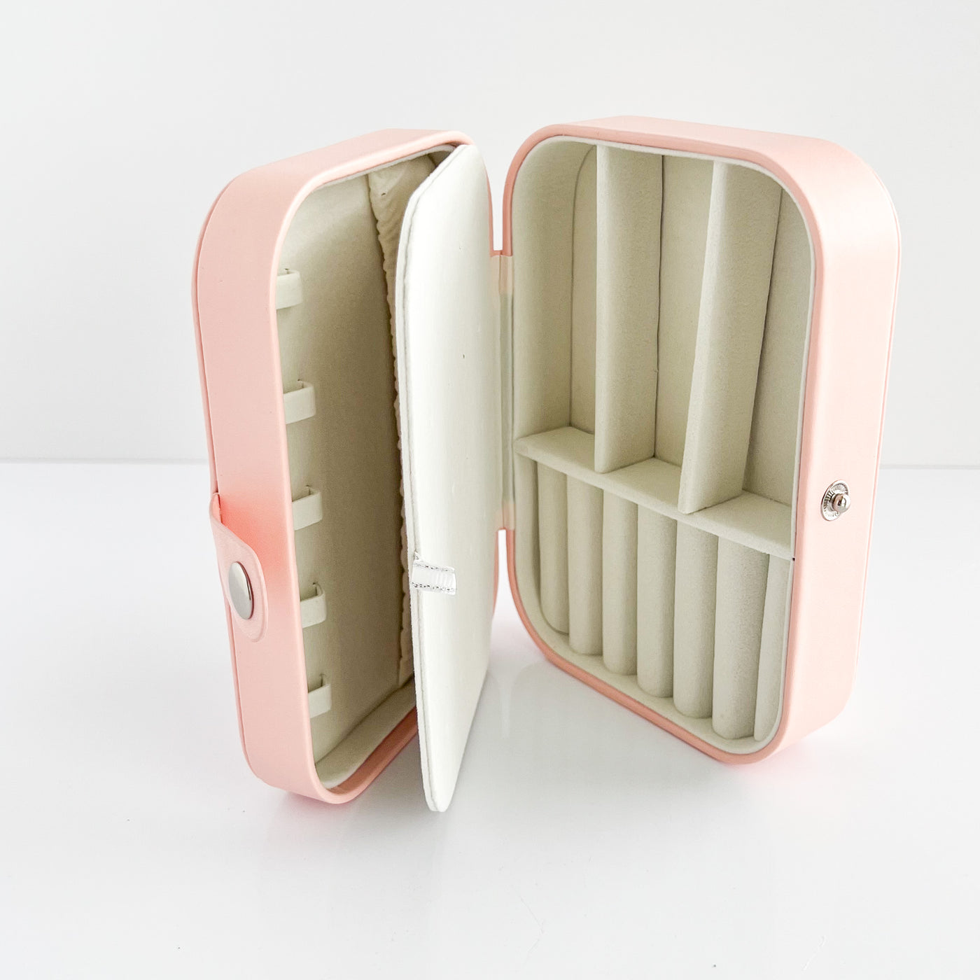 Pink Travel Jewelry Box