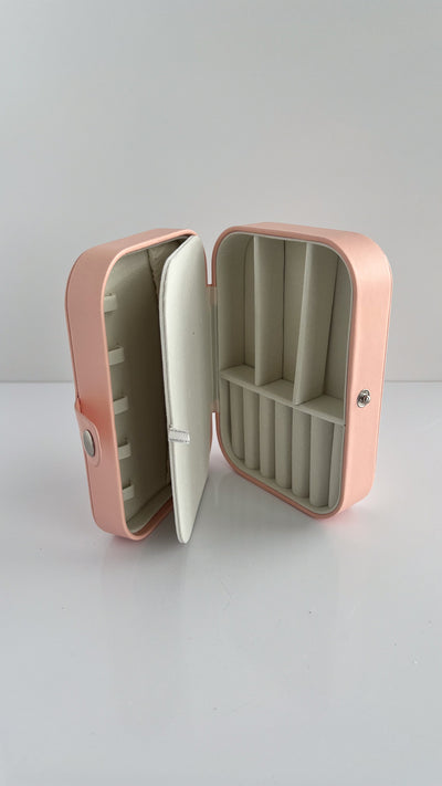 Pink Travel Jewelry Box