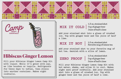 Hibiscus Ginger Lemon Cocktail Kit