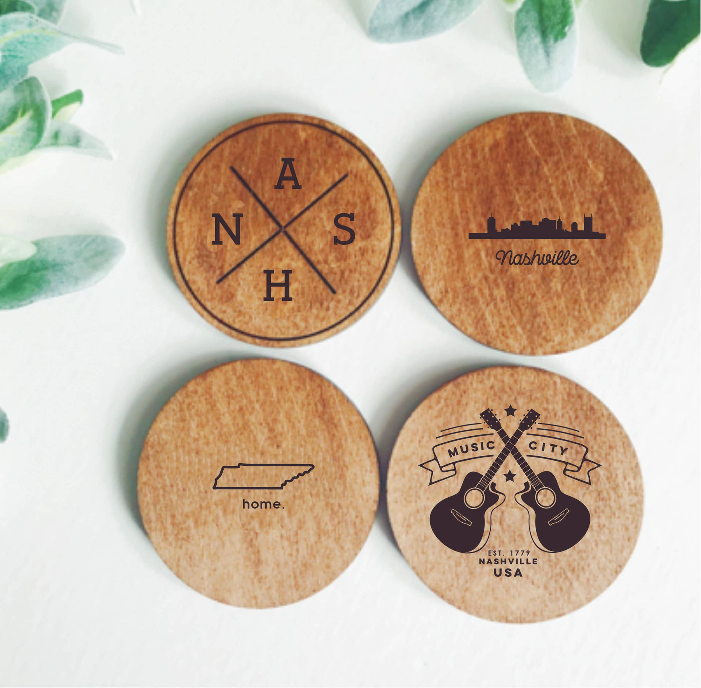 Nashville Tennessee Coaster Set